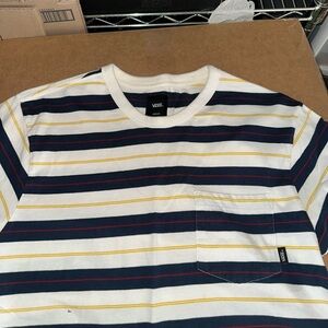 Vans striped 19’ t shirt